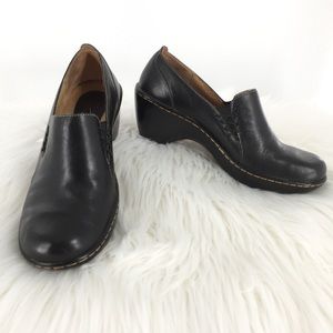 3/$21, Classic Elements Black Leather Shoes